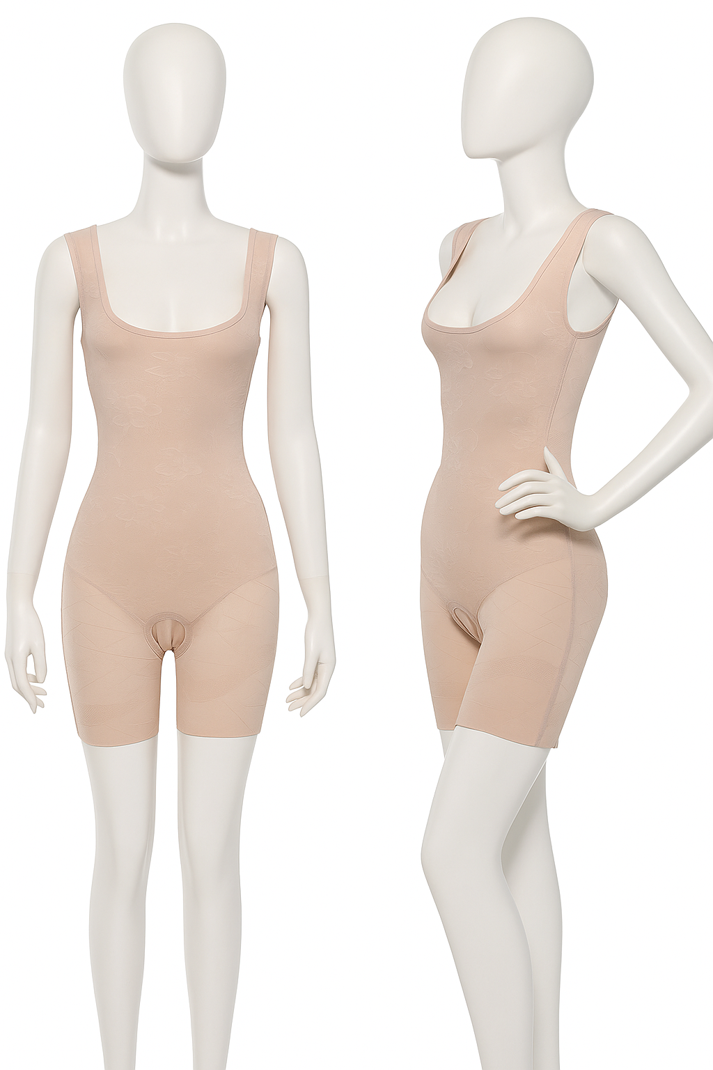 Full Body Shapewear Bodysuit – Seamless Slimming Tummy & Thigh Control