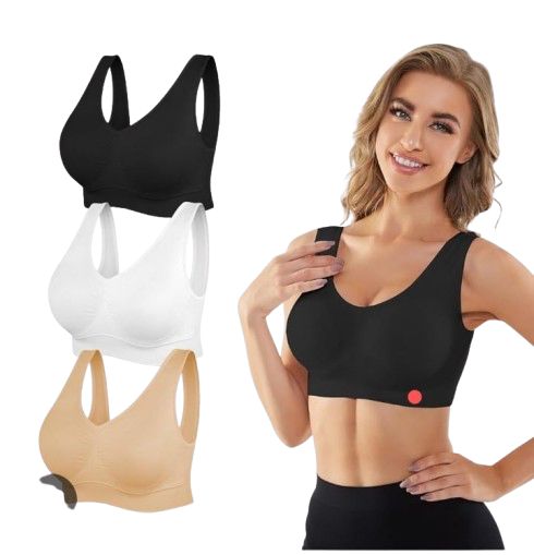 EliteFit™ Premium Padded Sports Bra – Luxury Quality, Sculpted Fit & Perfect for Gym or Daily Wear