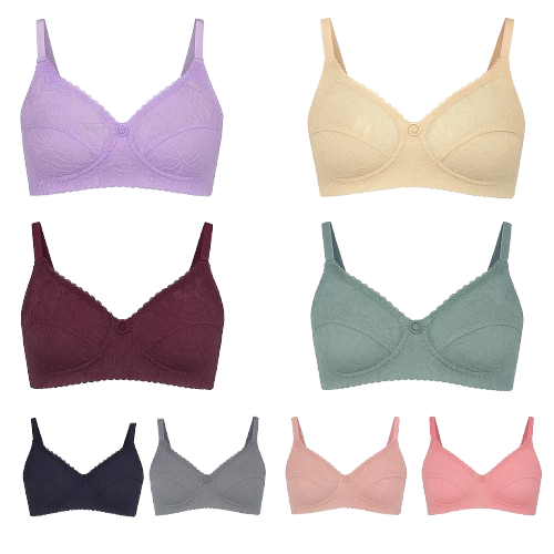 Doreena Imported Full Net Lace Bra – Premium Stretchable Fabric