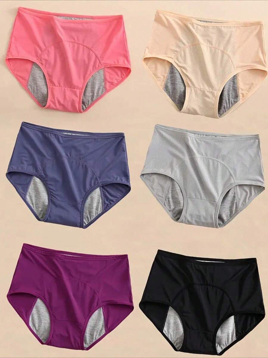 Protective Layer Period Panties – Breathable Summer Hosiery "PACK OF 6'