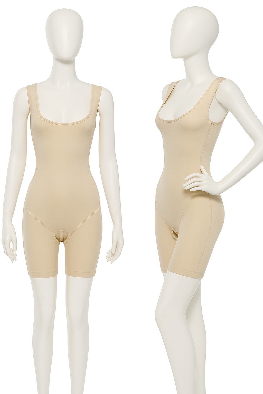 Women’s Seamless Full Body Shapewear – Lycra Slimming Bodysuit with Tummy & Thigh Control