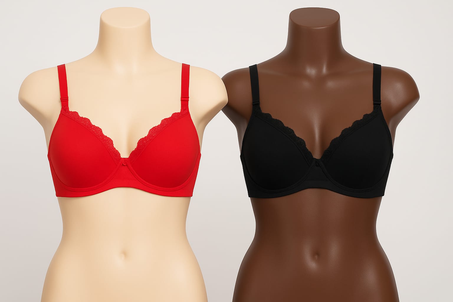 "Ring Detail Underwire Bra – Light Padding, Elegant Fit"