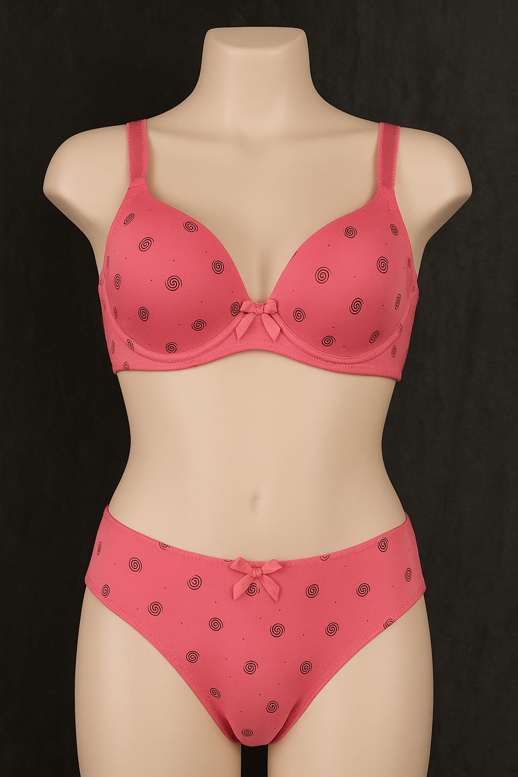 Comfort Fit Full-Coverage Bra & Panty Set – Padded with Hook Belt Design